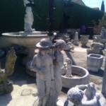 Statue Lampadaire Couple