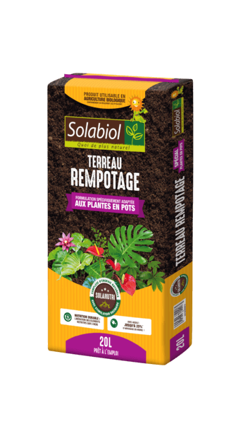 KB terreau rempotage plantes vertes et fleuries, 20L