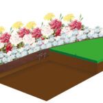 Bordure Acier Flexible avec Bord Plié Corten 1.5 x 95 x 2000mm