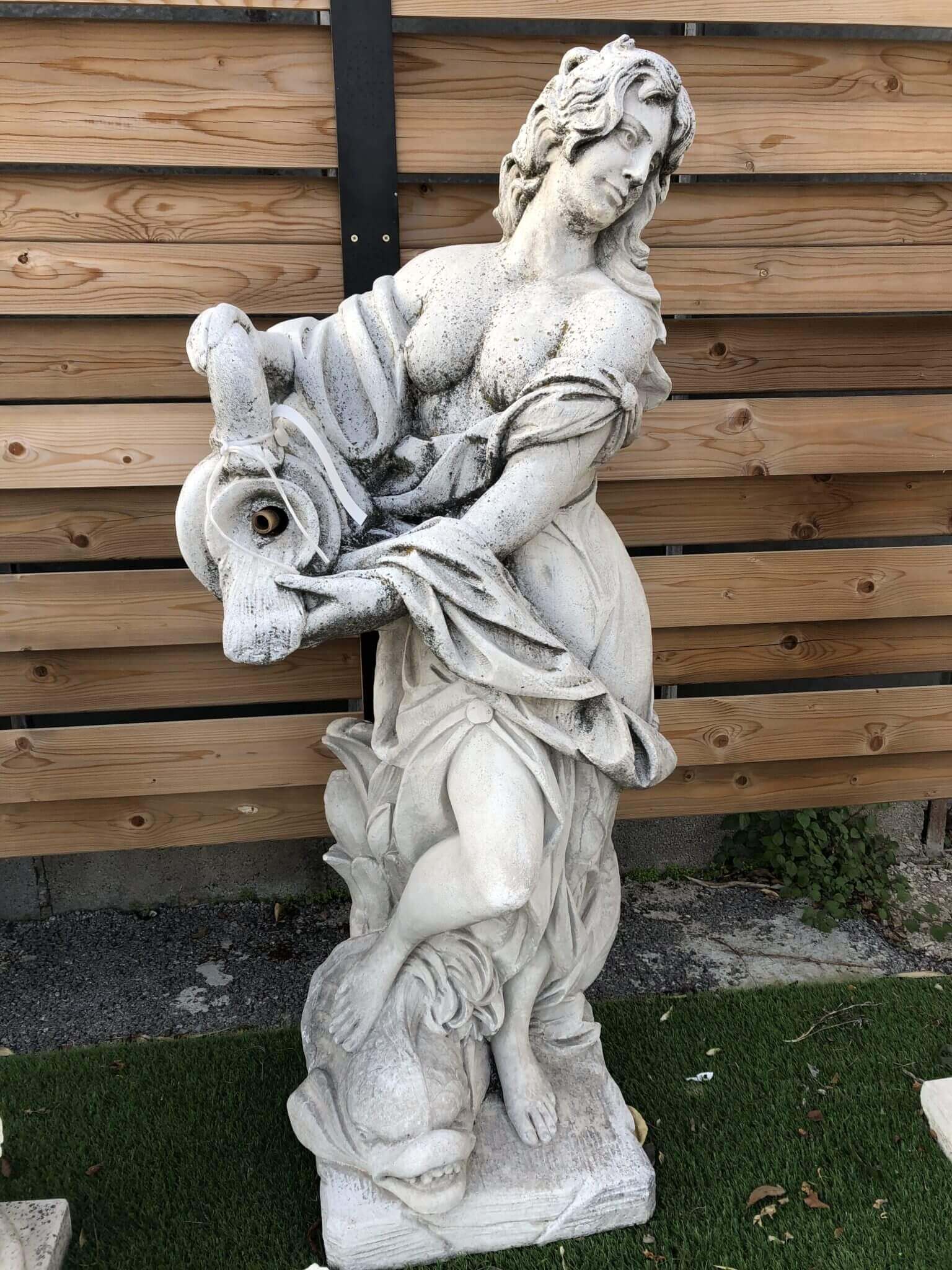Statue Nymphe au Poisson 140cm