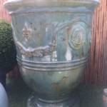 Vase Anduze Trianon Bleu Lagon H80cm