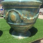 Coupe Anduze Prestige Bleu Lagon H65cm