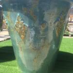 Vase Chelsea Chinon Bleu Lagon H70cm