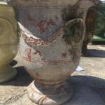 Vase Anduze Chinon Antica Gris H60cm