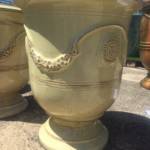 Vase Anduze Chinon Ivoire H60cm