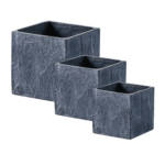 Slate Pot Cube Anthracite